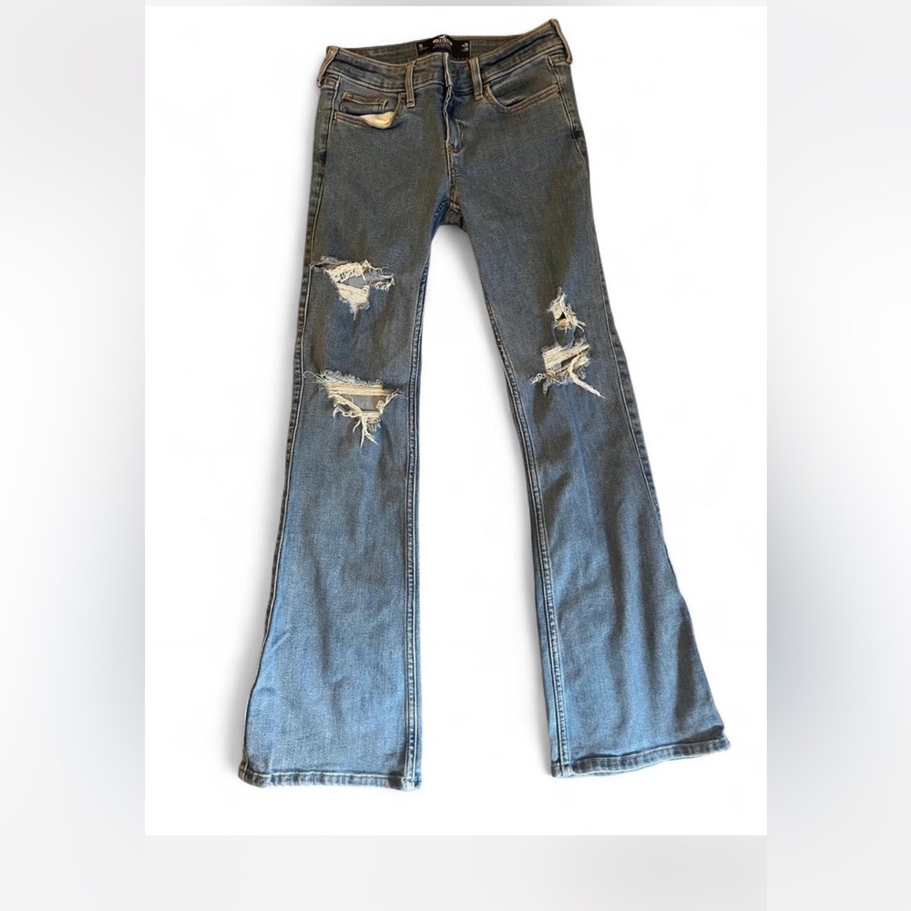 Hollister Vintage Low Rise Blue Boot Jeans
